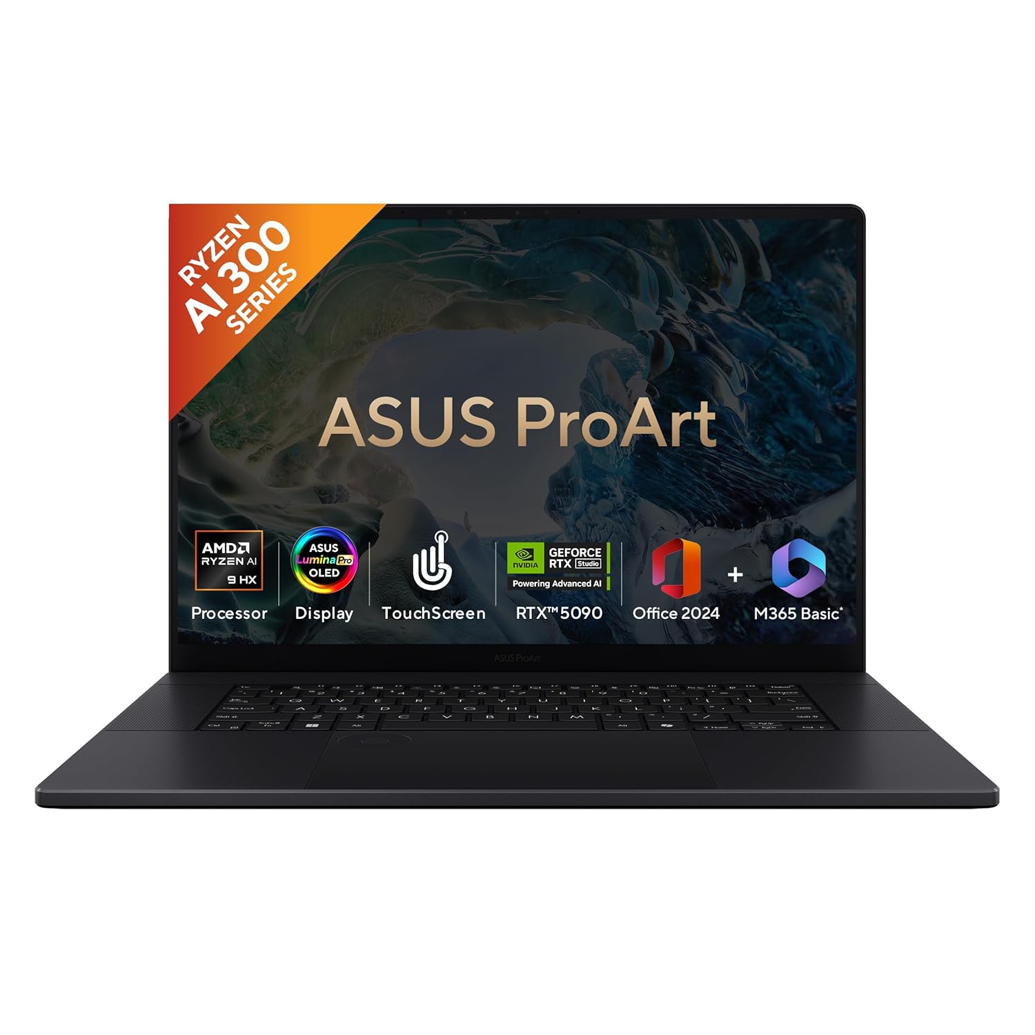 Asus ProArt P16 4K OLED Touch | RYZEN AI 9 HX 370 | 64GB | 2TB | RTX 5090 24GB | H7606WX-SE910W